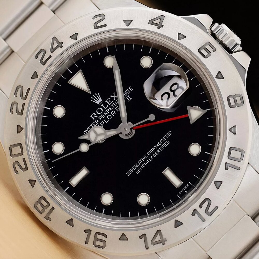 Sale! Rolex Men's Black Explorer Oyster Watch